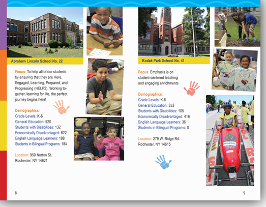 Rochester City School District Page Spread