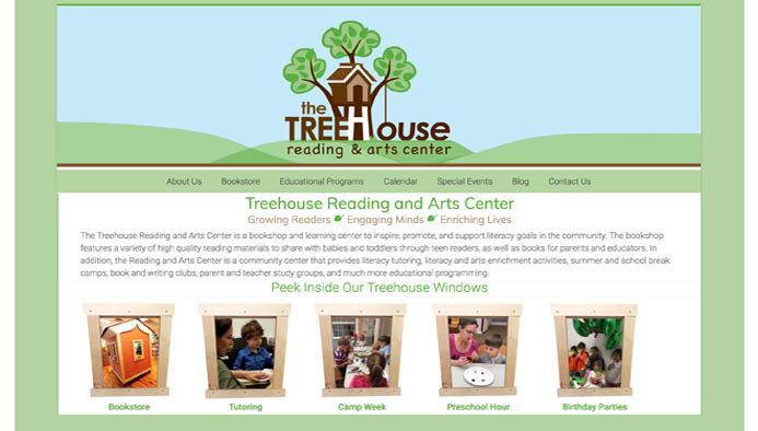 Image of Treehouse Website