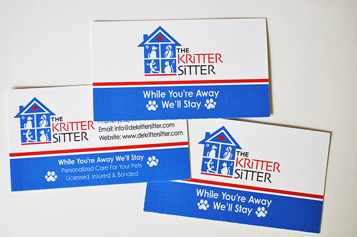 The Kritter Sitter Business Cards