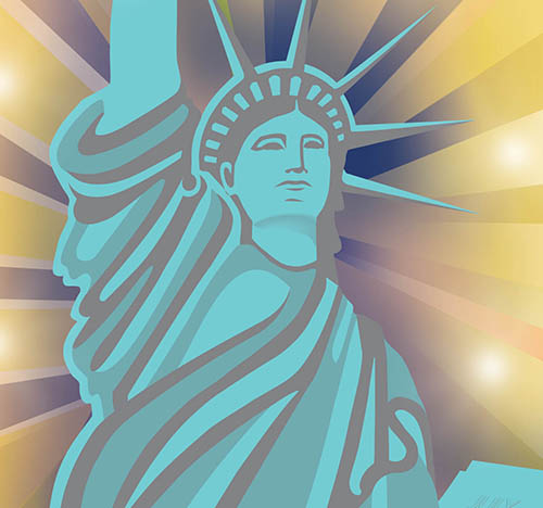 Statute of Liberty, Graphic Illustration